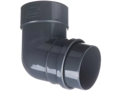 Пластиковые водосточные системы (ПВХ) Колено водосточной системы 72˚ Döcke LUX (Графит)