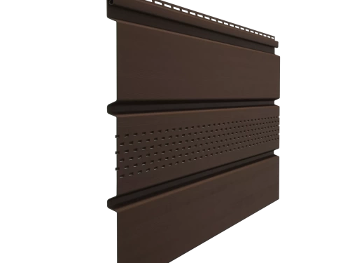 Перфорированные Döcke STANDARD Софит с центральной перфорацией (Каштан)