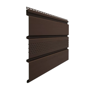 Перфорированные Döcke STANDARD Софит с центральной перфорацией (Каштан)