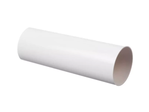 Пластиковые водосточные системы (ПВХ) Труба водосточная Döcke LUX  1м (Пломбир)