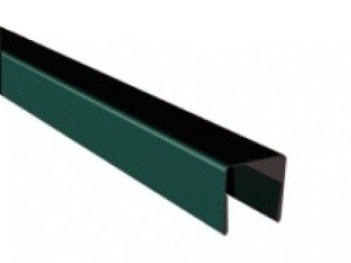 Металлопрофиль для забора Планка на профнастил П-образная 2м