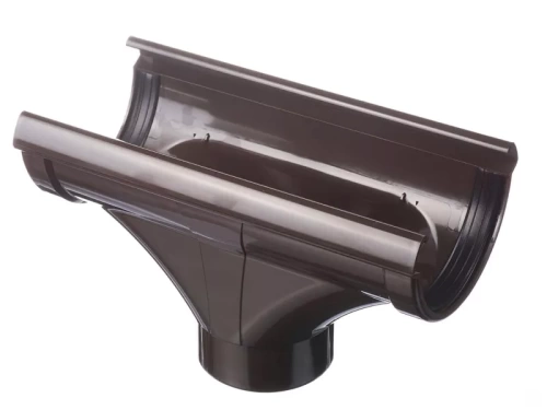 Пластиковые водосточные системы (ПВХ) Воронка водосточная Döcke LUX (Шоколад)