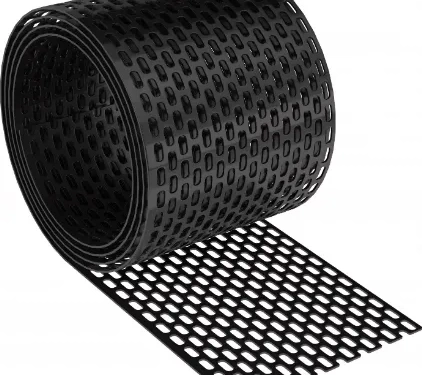 Строительные плёнки Лента вентиляционная карнизная полипропилен DOCKE 100х5000 черная