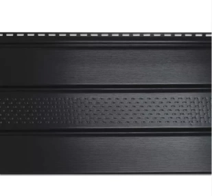 Перфорированные Соффит (ПВХ) 0300 Н Проф перфорированный частично 426С Черный (1шт -0,9м2)