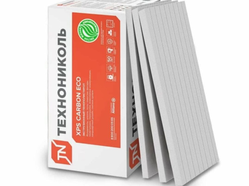 Экструдированный пенополистирол XPS ТЕХНОНИКОЛЬ XPS CARBON ECO FAS/2 S/2 1180x580x50-L