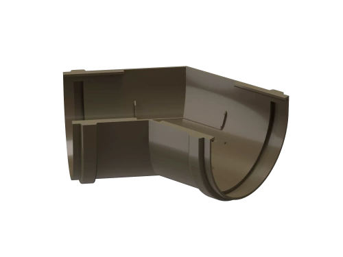 Пластиковые водосточные системы (ПВХ) Угловой элемент 135˚ Döcke PREMIUM (Каштан)
