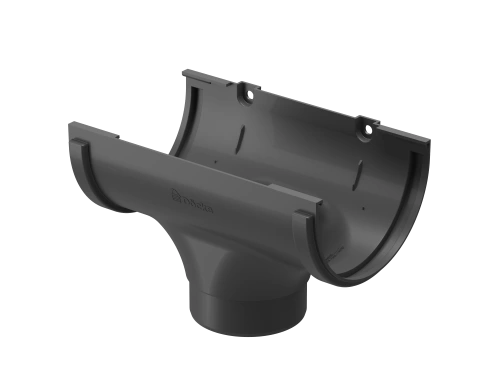 Пластиковые водосточные системы (ПВХ) Döcke DACHA Воронка 120 мм (Серый)