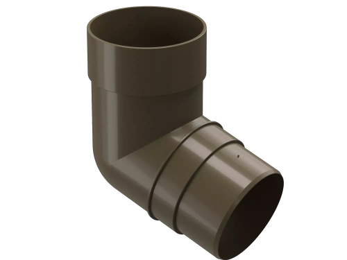 Пластиковые водосточные системы (ПВХ) Колено 72˚ Döcke PREMIUM (Каштан)