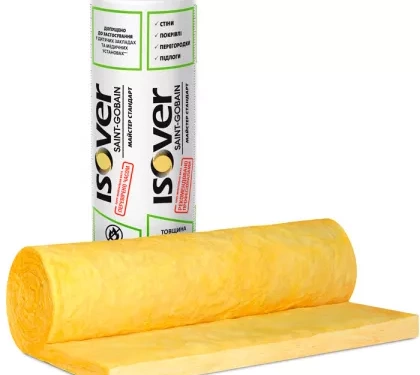 ISOVER Стекловата ISOVER Мастер-Стандарт-ТВИН 50х1220х8250