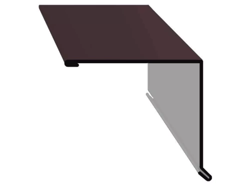 Ондулин Планка торцевая под Ондулин  (ПЭ-01-8017-0,4), РБ