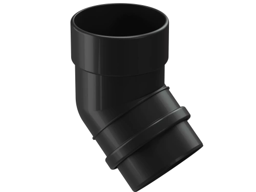 Пластиковые водосточные системы (ПВХ) Колено водосточной системы 72˚ Döcke LUX (Карбон)