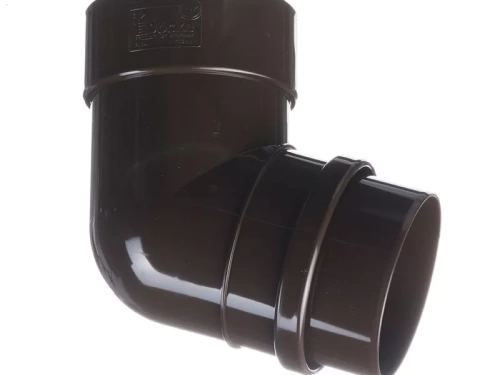 Пластиковые водосточные системы (ПВХ) Колено 72˚ водосточной трубы Döcke LUX (Шоколад)