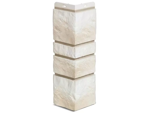 Фасадные панели Döcke PREMIUM/ BURG Угол (Белый)