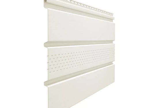 Перфорированные Софит с центральной перфорацией Döcke PREMIUM (Пломбир)