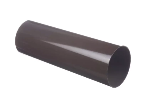 Пластиковые водосточные системы (ПВХ) Труба водосточная Döcke LUX  1м (Шоколад)