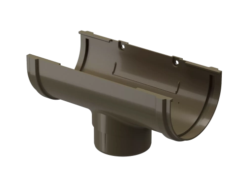 Пластиковые водосточные системы (ПВХ) Воронка Döcke PREMIUM (Каштан)