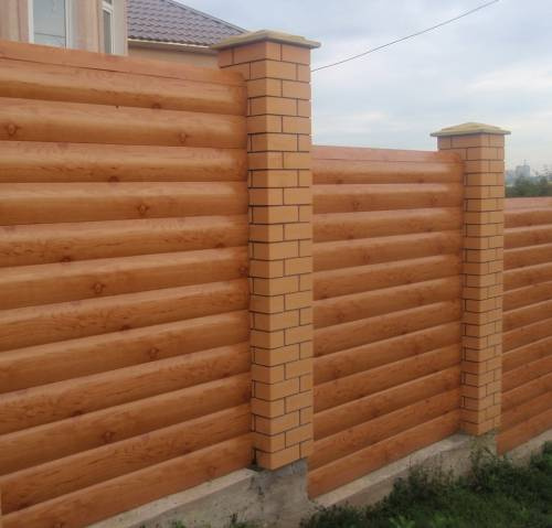 Акция! Купите металлический БЛОК ХАУС с покрытием  PRINTECH, под дерево по супер цене.