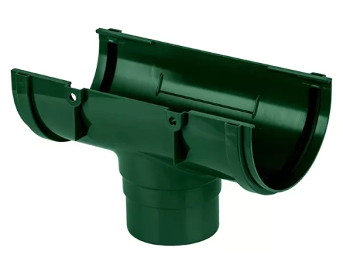 Пластиковые водосточные системы (ПВХ) Воронка водосточная Döcke DACHA 120 мм (Зеленый)