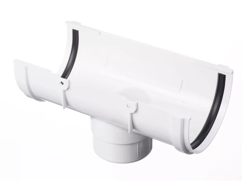 Пластиковые водосточные системы (ПВХ) Воронка Döcke PREMIUM (Пломбир)