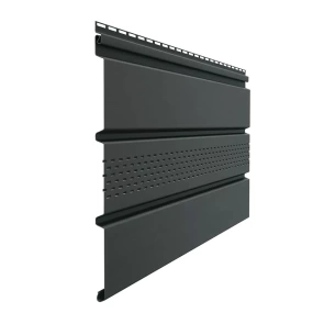 Перфорированные Софит с центральной перфорацией Döcke STANDARD (Графит)