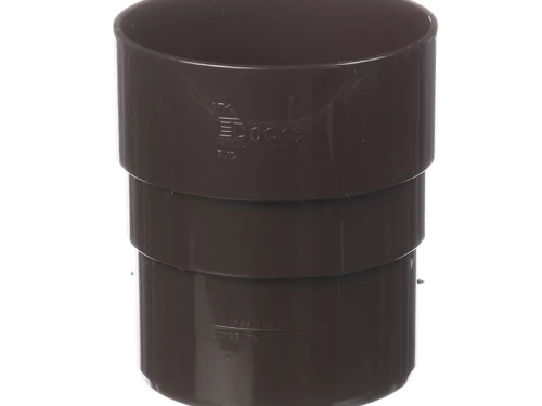 Пластиковые водосточные системы (ПВХ) Муфта соединительная Döcke PREMIUM (Шоколад)