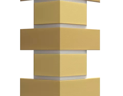 Фасадные панели Döcke FLEMISH Угол (Желтый жженый)