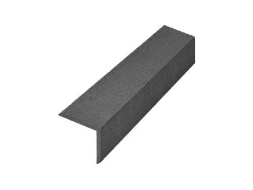 Доборные элементы и крепёж для ДПК Уголок для террасной доски (50х50х4000 мм, серый)