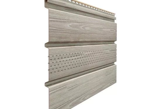 Перфорированные Софит с центральной перфорацией Döcke LUX (Орех)