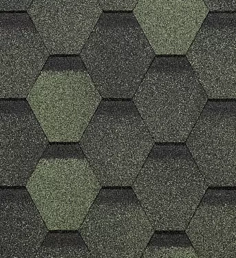 Гибкая черепица Гибкая черепица Docke PIE EURASIA ШЕСТИГРАННИК Зеленый