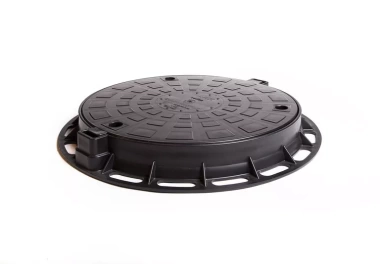 Водоотводы, дренаж Люк дренажный AQUASTOK пластиковый легкий малый черный