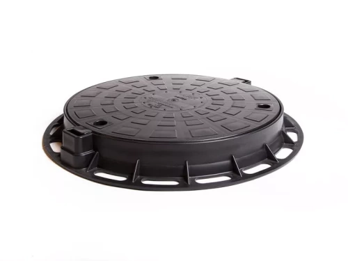 Водоотводы, дренаж Люк дренажный AQUASTOK пластиковый легкий малый черный