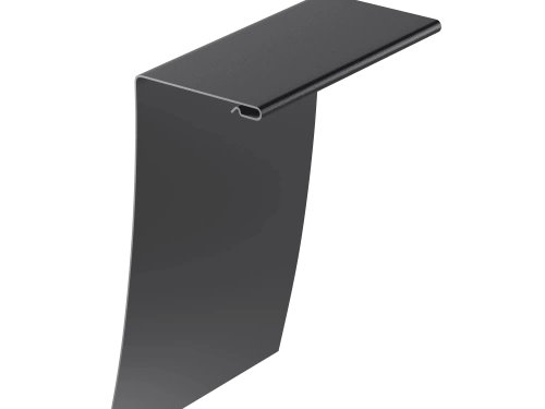 Фасадные панели Döcke PREMIUM Универсальный околооконный профиль 89 / 254 мм, 3м (Графит)