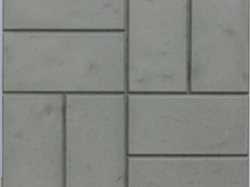Тротуарная плитка. Бордюр. Плитка тротуарная 300*300*30 мм Кирпичики серая