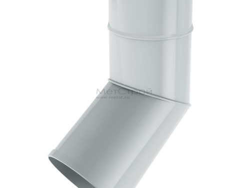 Металлическая водосточная система круглого сечения Колено трубы водосточной 100 мм