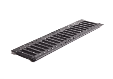 Водоотводы, дренаж Дренаж Аквасток. Решетка чугунная щелевая РЧЩ Norma 100 B125