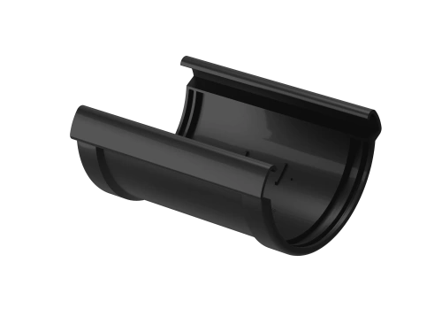 Пластиковые водосточные системы (ПВХ) Соединитель водосточных желобов Döcke LUX (Карбон)