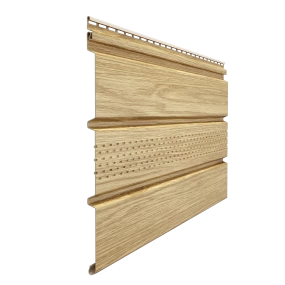 Перфорированные Софит Docke LUX, центральная перфорация (Зрелый каштан)