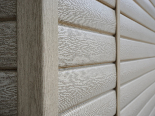 Виниловый сайдинг Ю-пласт. timberblock