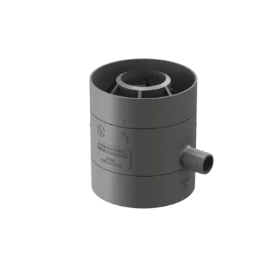 Пластиковые водосточные системы (ПВХ) Водосборник Döcke универсальный (графит)
