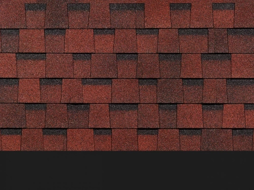 Двухслойная гибкая черепица Двухслойная черепица Döcke PIE DRAGON/ EUROPA/ Красный