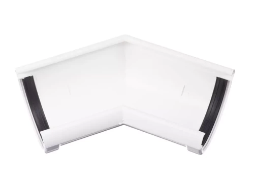 Пластиковые водосточные системы (ПВХ) Угловой элемент 135˚ водостока Döcke LUX  (Пломбир)