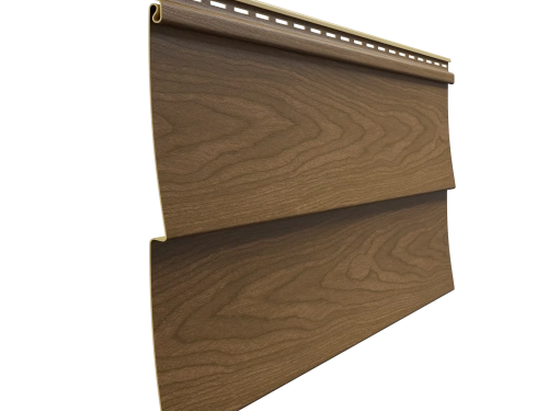 Сайдинг под дерево Сайдинг под дерево Docke LUX (Ёлочка D5C), цвет Миндаль