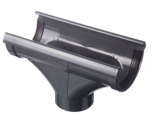 Пластиковые водосточные системы (ПВХ) Воронка водостока Döcke LUX  (Графит)