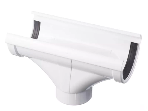 Пластиковые водосточные системы (ПВХ) Воронка водосточная Döcke LUX (Пломбир)