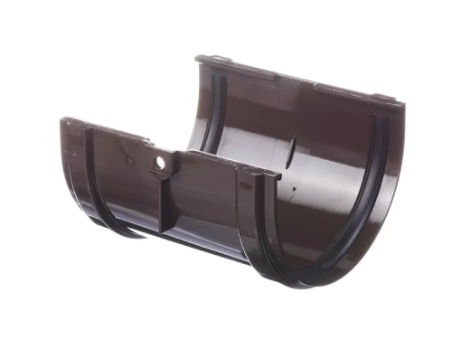 Пластиковые водосточные системы (ПВХ) Соединитель желобов Döcke PREMIUM (Шоколад)