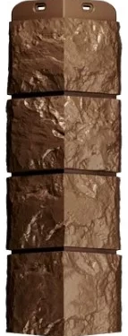 Фасадные материалы, сайдинг Döcke LUX/ Угол BERGART (Кедровый орех)