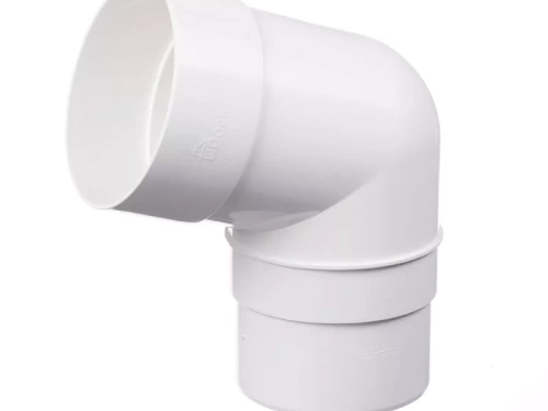 Пластиковые водосточные системы (ПВХ) Колено 72˚ Döcke PREMIUM (Пломбир)